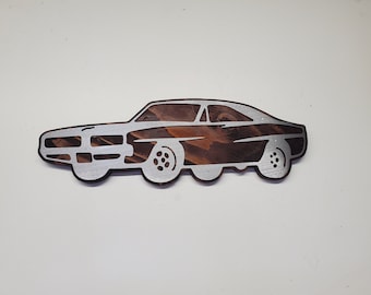 Dodge Charger Dodge Challenger    garage wall decor charger tribute on wood Made in USA Mopar wall sign  gift man gift mancave garage hotrod