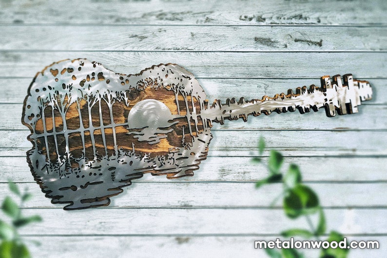 Wood Saw Lumberjack Felling Tree Metal Art Made in USA Rustic Etsy