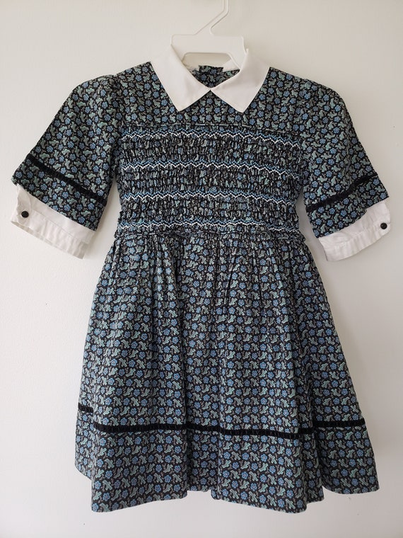 1950 Vintage Hand-Smocked by Polly Flinders, Size… - image 1