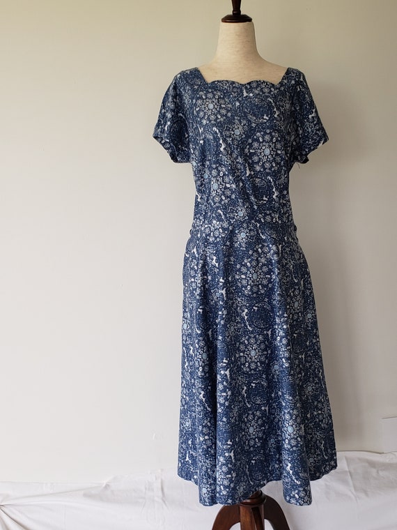 1950’s Dress Nelly Don for Ladies Luncheon, Brunc