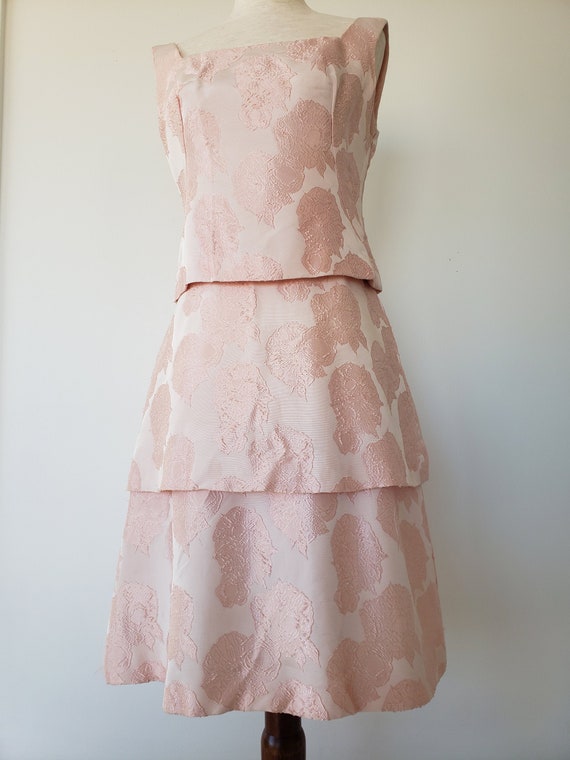Pretty in Pink 1965 Party Dress by Emma Domb, Rare