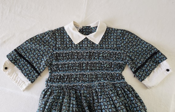 1950 Vintage Hand-Smocked by Polly Flinders, Size… - image 2