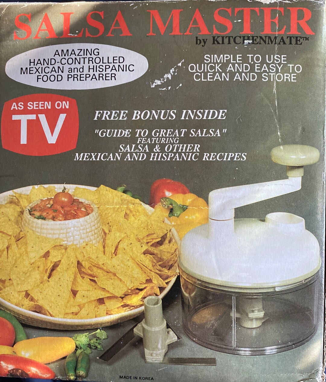 Vintage Salsa Master Hand Powered Chopper/mixer by Kitchenmate Etsy