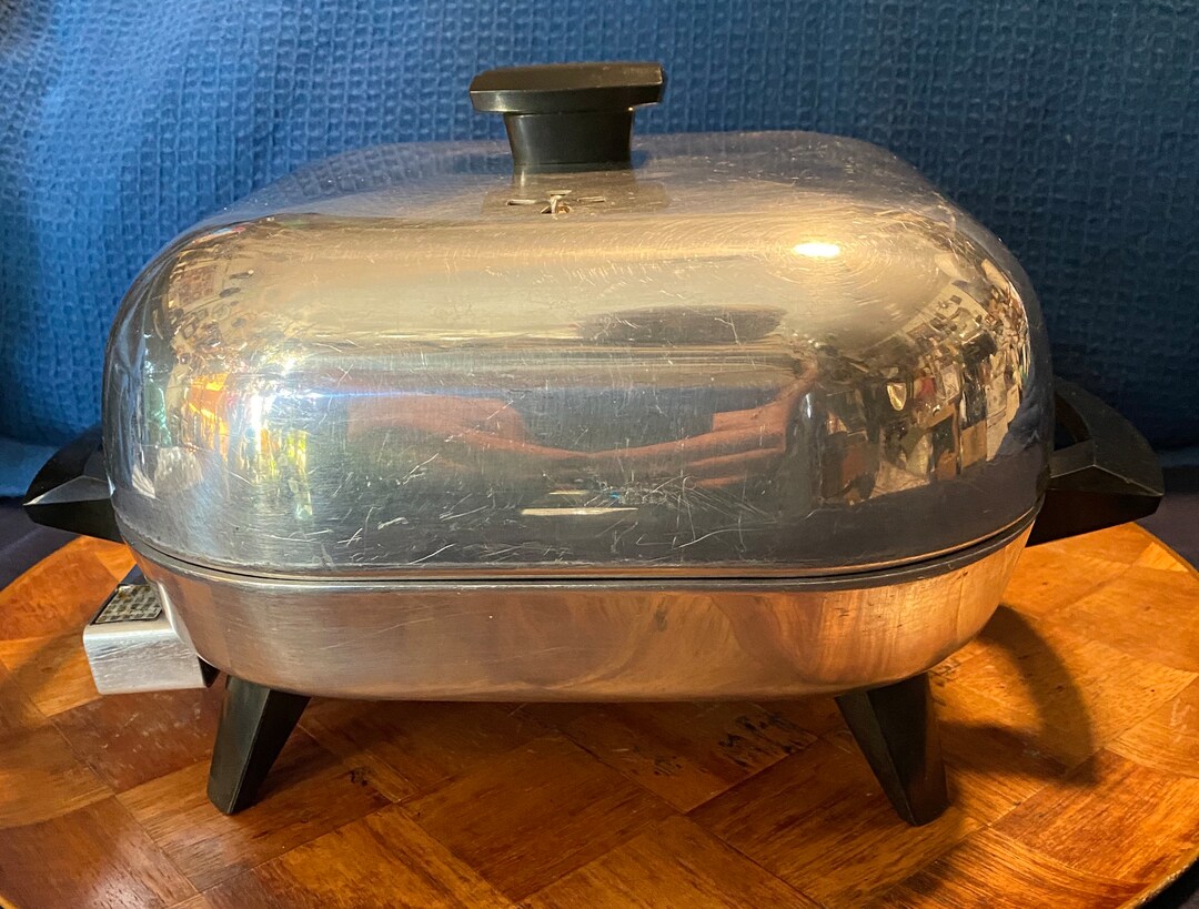 Vintage Sunbeam Model S31MB7 11 Inch Electric Covered Skillet With Vented Domed Lid Etsy