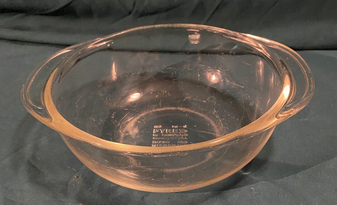 Vintage Pyrex 022 Clear 7 Inch/1 Quart Mixing Bowl/baking Dish - Etsy
