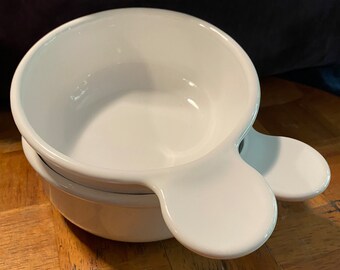 Conjunto de tigelas Corningware Grab-it vintage de 15 onças (2)