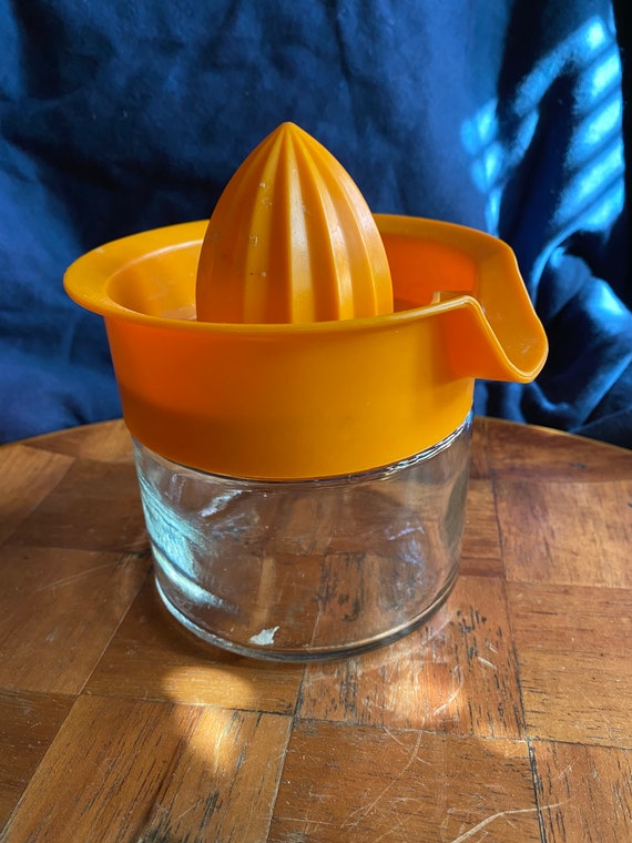 Vintage 1970 Gemco Sunrise Orange Citrus Juicer/server - Etsy