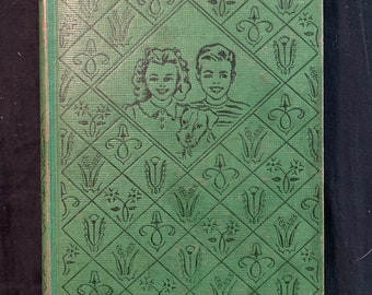 Vintage 1943 hardcover The Bobbsey Twins on a Houseboat by Laura Lee Hope publisher Grosset & Dunlap