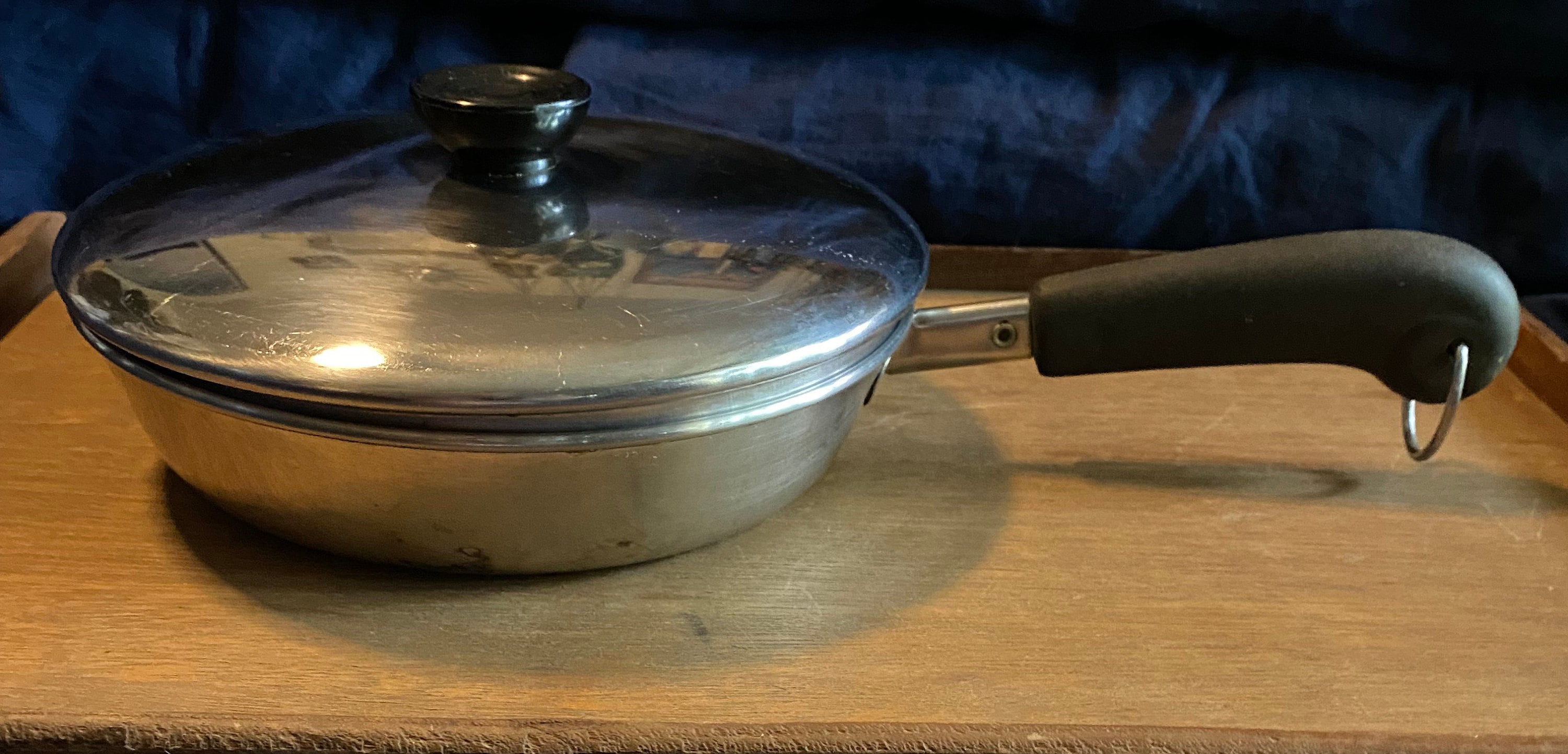 Revere Ware Replacement Stainless Steel LID 8 inch Skillet or Pot (7-3/4  rim)