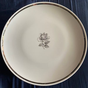 Vintage Princess China Cameo Rose dinner plate