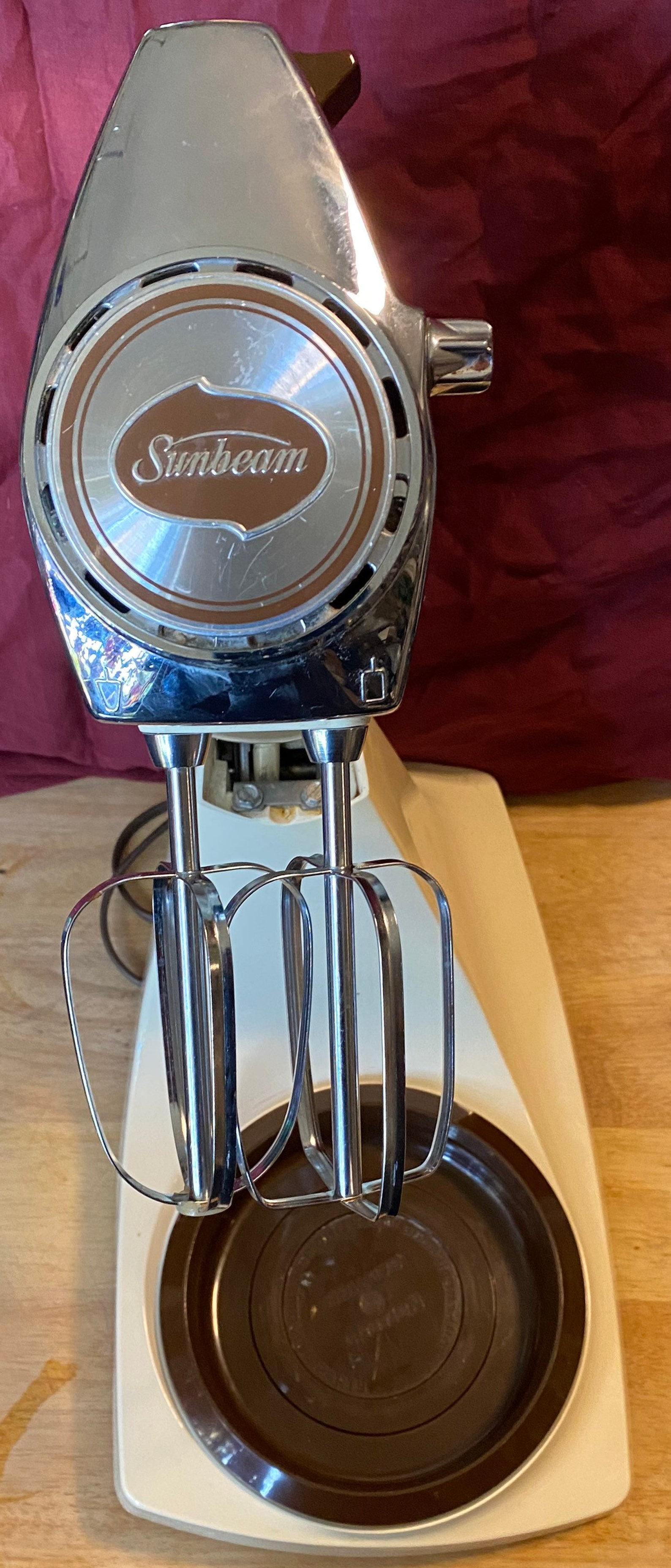 Vintage Sunbeam Mixmaster Power Plus 12 Speed Mixer With Small Etsy
