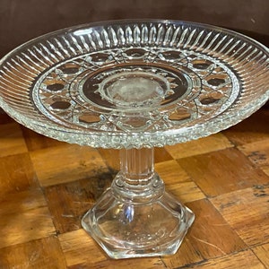 Indiana Glass Royal Brighton 7 inch pedestal cake plate