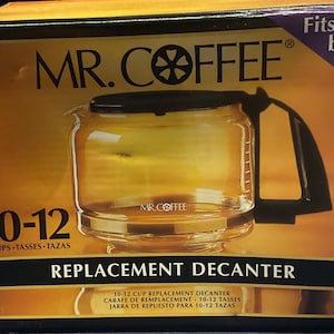 Vintage Mr. Coffee 10-12 cup replacement decanter PD13 new deadstock