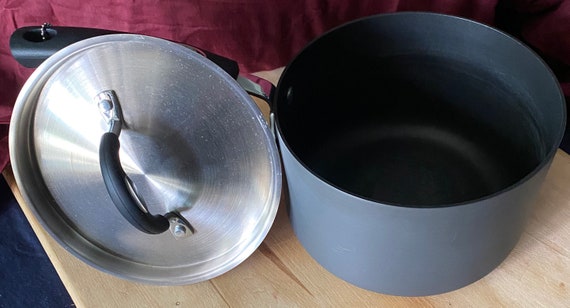 Vintage Tramontina 3 Quart Hard Anodized Aluminum Pan With Lid 
