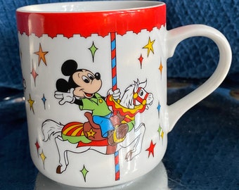 Vintage Disneyland-Disneyworld-Disney Japan ceramic 10 ounce collectors mug