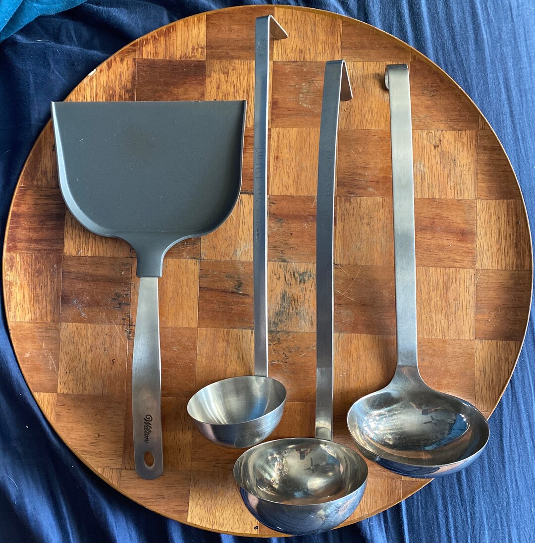 Vintage Commercial Kitchen Grade Ladles and Spatula Open Stock by Wilton, Kuchenprof, Crestware