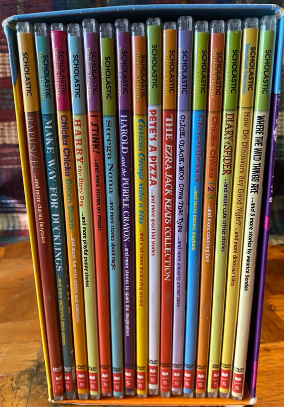 Vintage Scholastic Storybook Treasures 100 Classics on 16 DVD ...