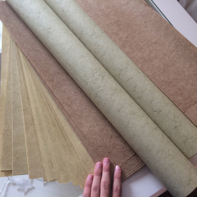 Elephant Hide / Elefantenhaut paper VINTAGE in different sizes Etsy