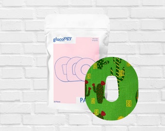 Plaster Glucology CGM | Dexcom G6 | Wodoodporny i hipoalergiczny | Czarny, beżowy, niebieski, zielony, fioletowy
