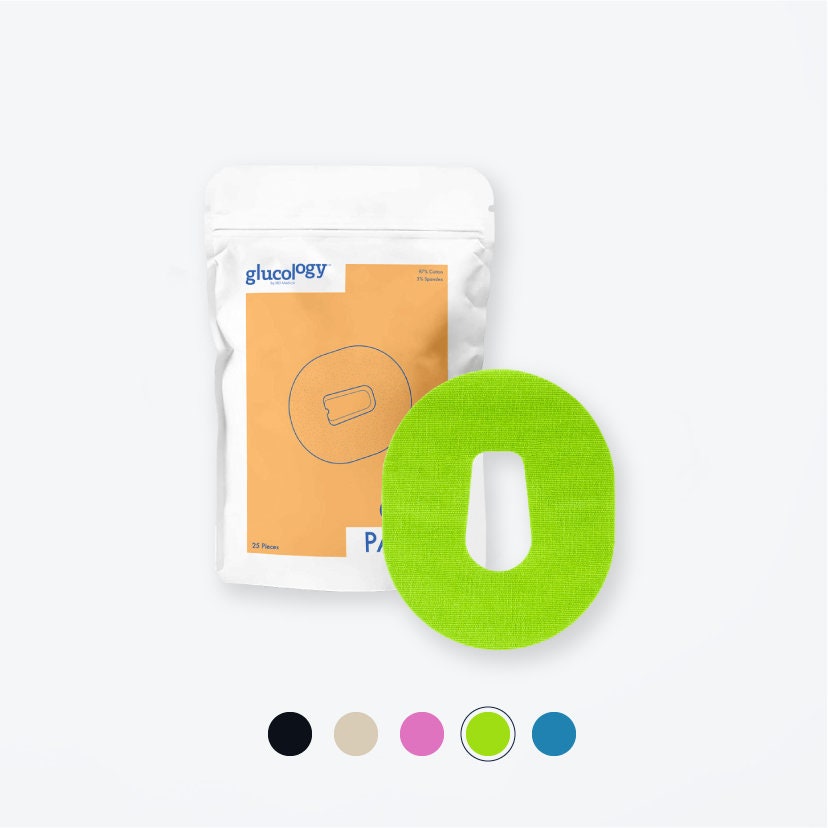 Patch Adesivo Glucology Per Dexcom G6 CGM - Motivo Cactus - Resistente All'Acqua