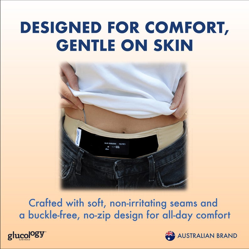 Glucology Insulin Pump Belt | Diabetes Waist Pouch with Mesh Window image 8