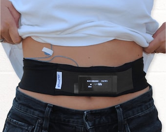 Glucology Insulin Pump Belt | Mesh Window access to your Pump | Diabetes Waist Pouch with Pocket Closure