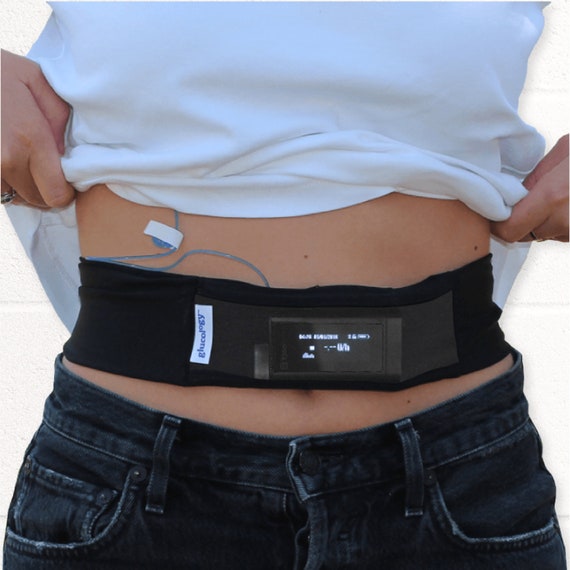Glucology Insulin Pump Belt | Diabetes Waist Pouch with Mesh Window