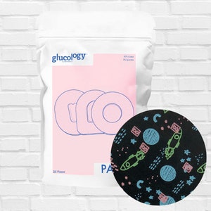 Glucology CGM Patch | Freestyle Libre Guardian | Waterproof and Hypoallergenic | Black, Beige, Blue, Green, Purple