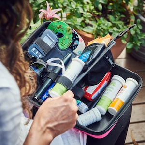 Glucology Plus Diabetes Bag Entwickelt mit zusätzlichem Stauraum, der sich perfekt für die Aufbewahrung von Diabeteszubehör und Blutzuckermessern eignet