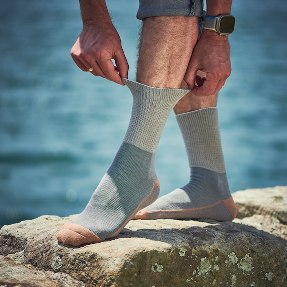 Glucology Chaussettes classiques a base de cuivre pour diabetiques 3 paires Haut ample et antimicrobien Etsy France
