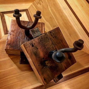 Guitar wall hanger handmade guitar stand guitar display for home or studio rustic industrial heavy duty
