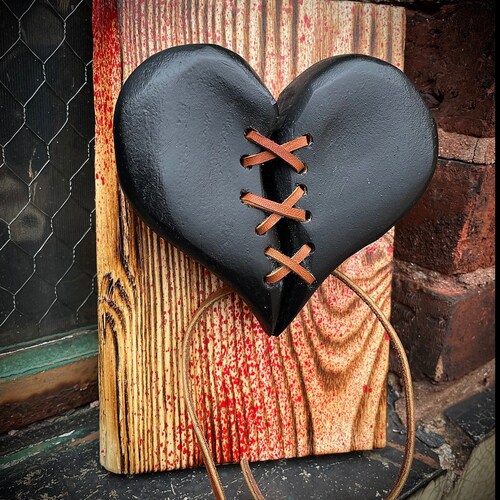 Large Wooden Heart Wall Art Rustic Pallet Wood Wall Hanging Etsy