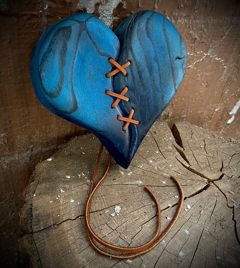 Heart Wall Decor Rustic Wood Art for Living Room Wooden Heart Etsy