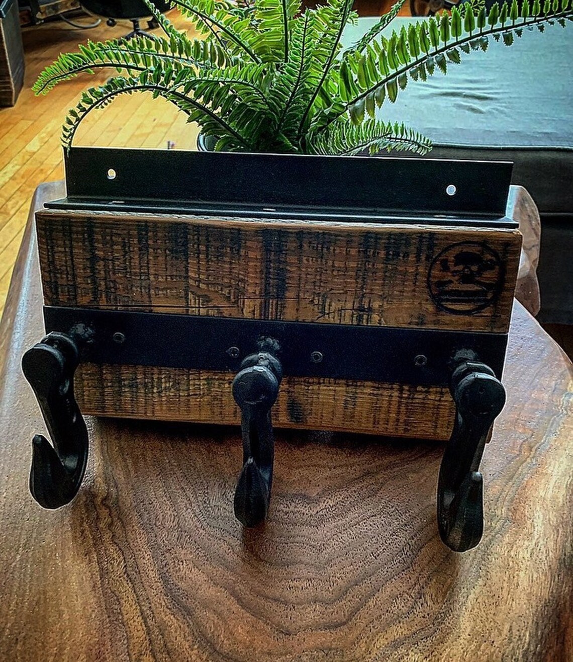 Tow Hook Rustic Industrial Coat Rack Wall Hanging Etsy