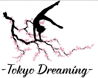 Performance T-Shirt,Dreamy Cherry Blossoms Fashion Personality Customization