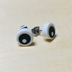 brick earrings, eye earrings, kids earrings