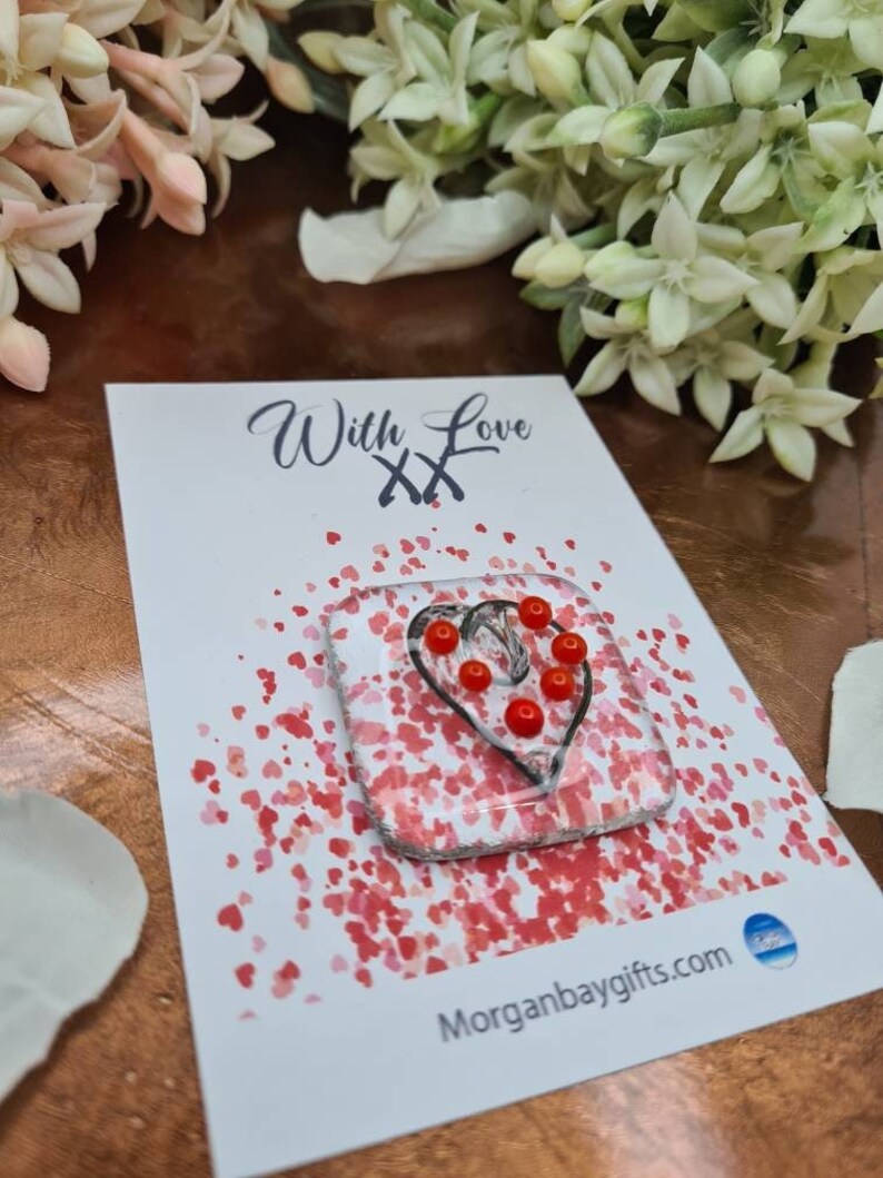 Pocket Token Fused Glass Art Hug Personalised Mix and Match Etsy UK