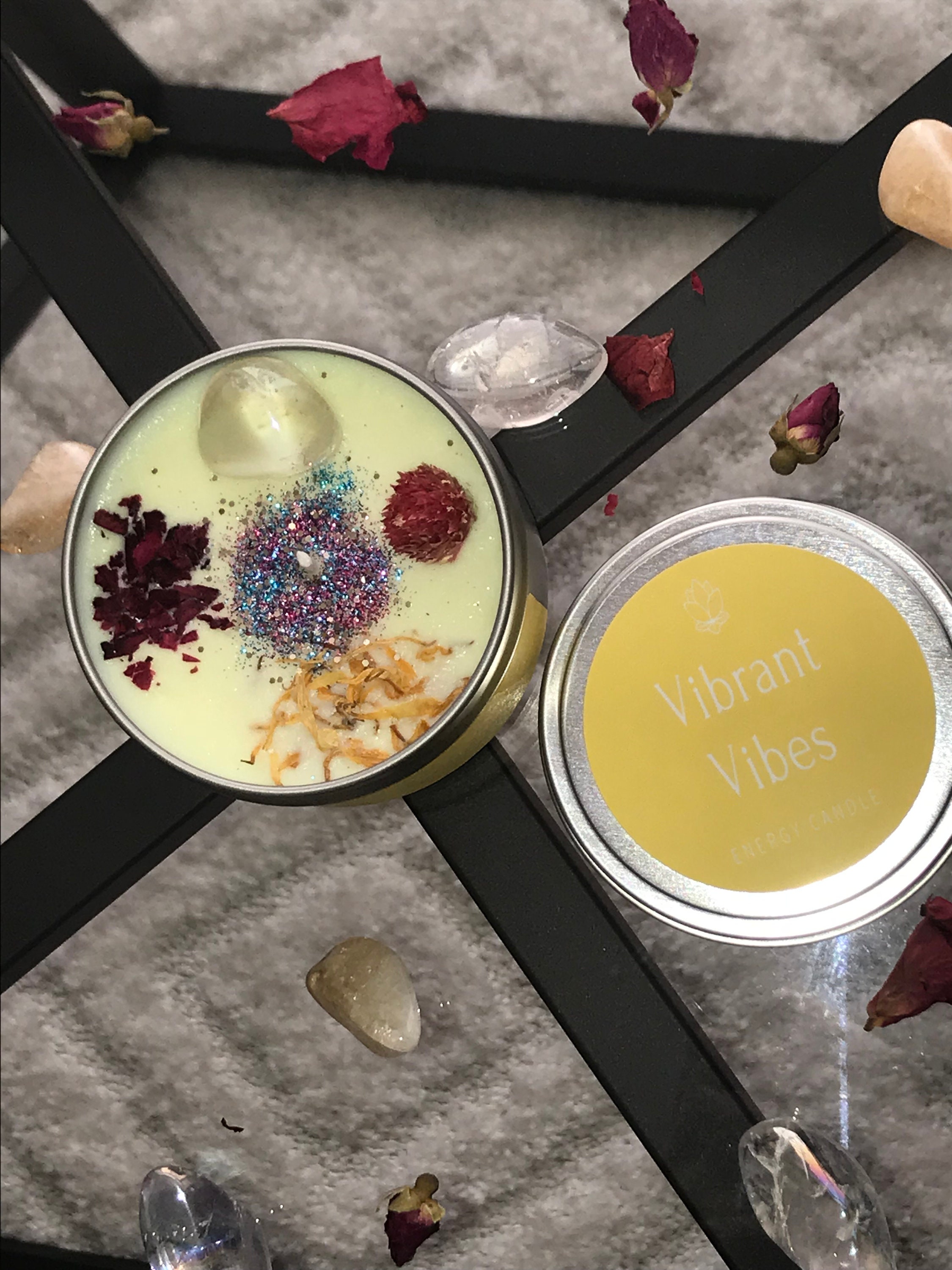 Euphoria Energy Candle Happy Candle Yellow Candle Soy Etsy New Zealand