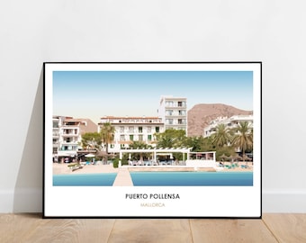 Puerto Pollenca, Mallorca- Poster Print