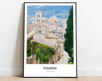 Pollenca Old Town, Mallorca-Poster Print