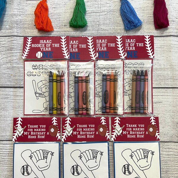 Baseball Party Favor Etsy