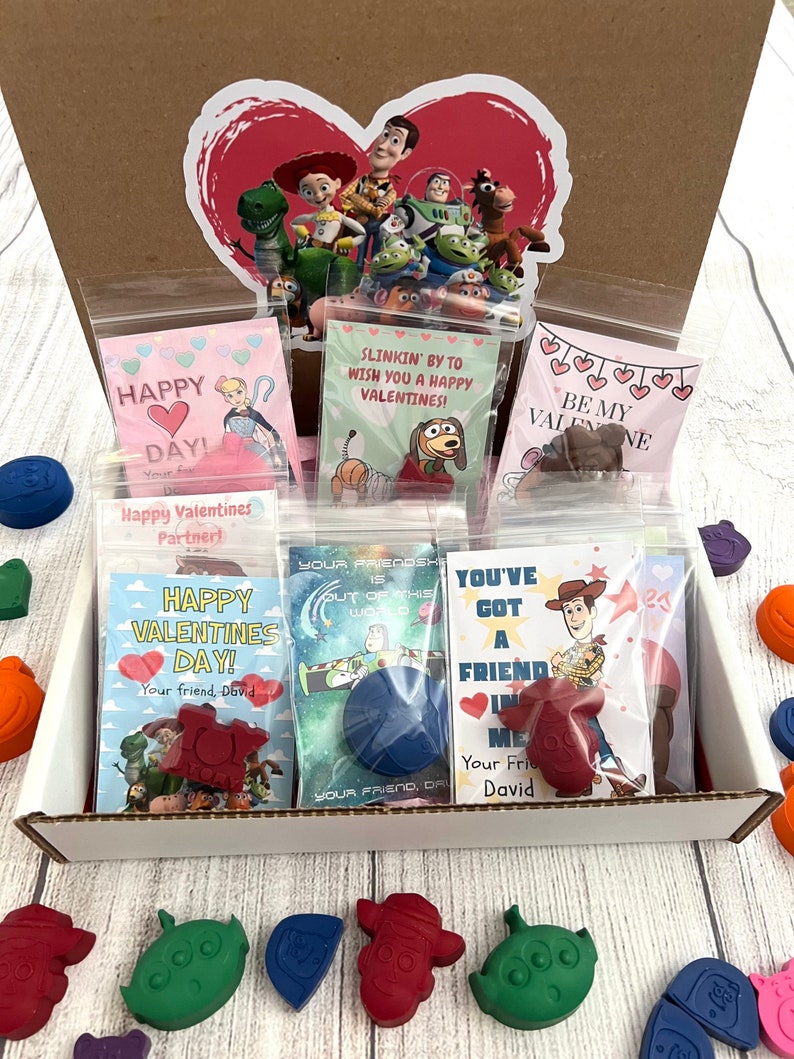 Toy Story Valentine Cards. February 14th. Valentines Day. - Etsy