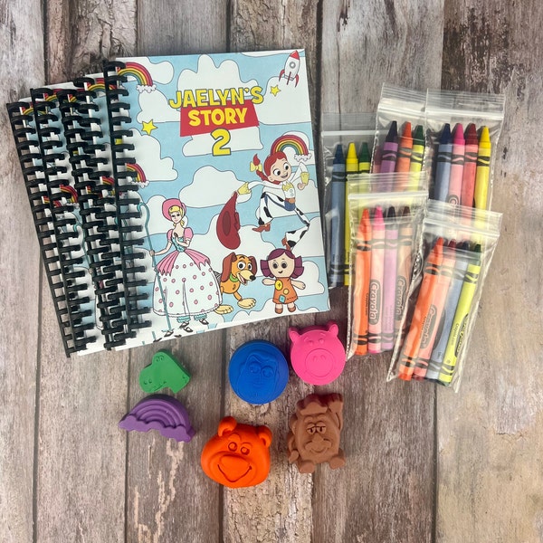 Toy Story Coloring Book Favors - Etsy