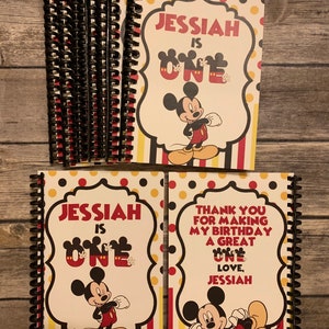 Mickey Mouse Coloring Book Birthday Favors-personalized-mickey - Etsy