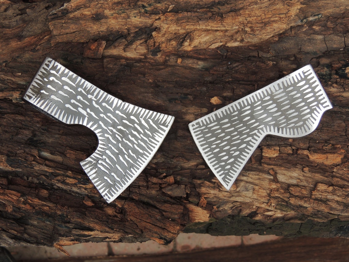 New axe head pair of 02 hand hatchet axe head gift axe Etsy