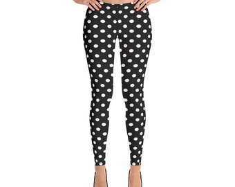 Polka dot leggings - Etsy Nederland
