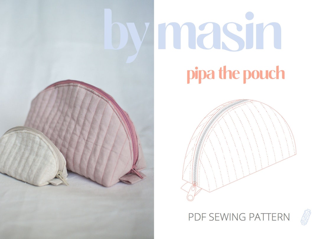 Pouch PDF Sewing Pattern, Bag Sewing Pattern, DIY Purse Sewing Pattern