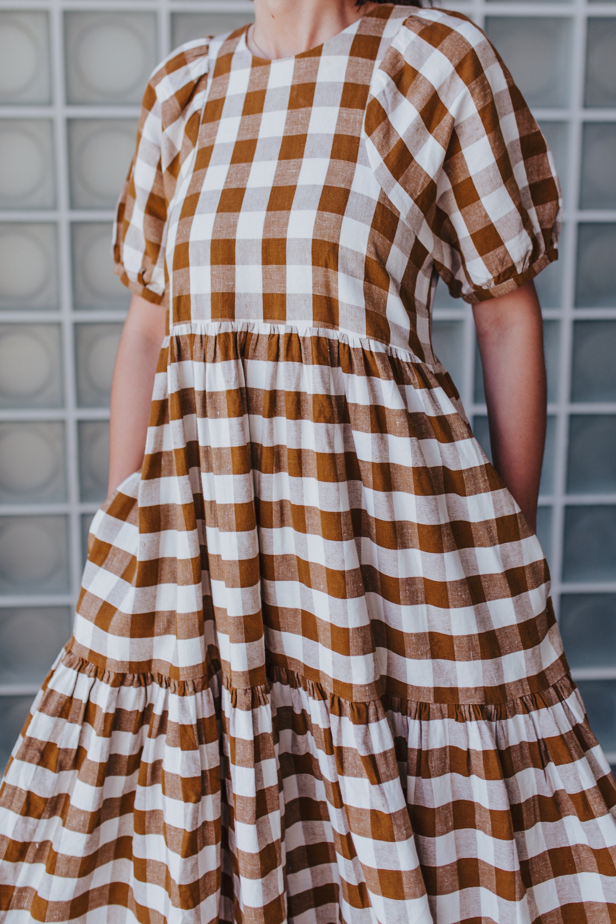 puff long sleeve dress pattern Gisella Oversized Puff-Sleeve Shirt and Dress Sewing Pattern