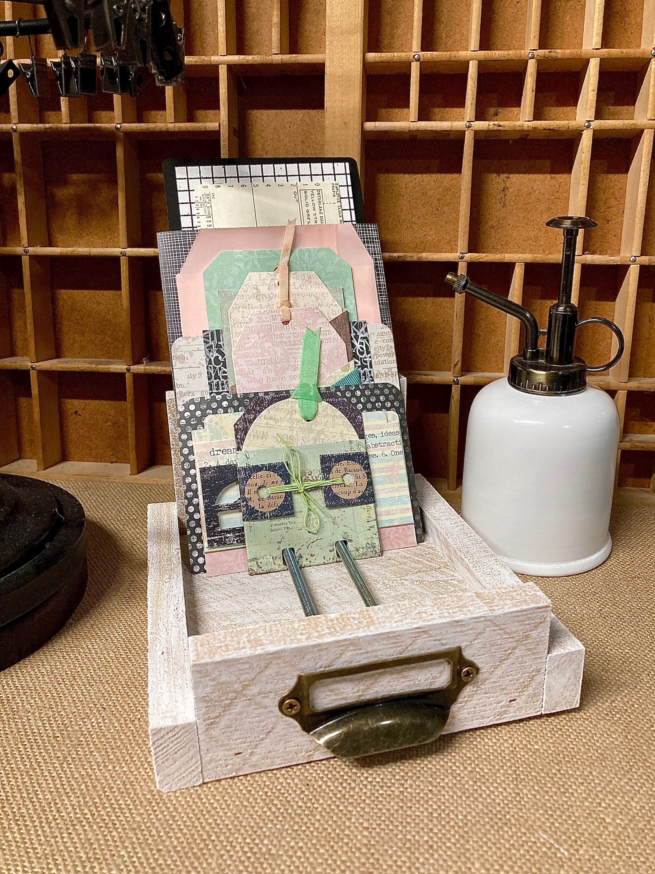 Limited Release White Distressed Wood Catalogdex - Rolodex - Memorydex ...
