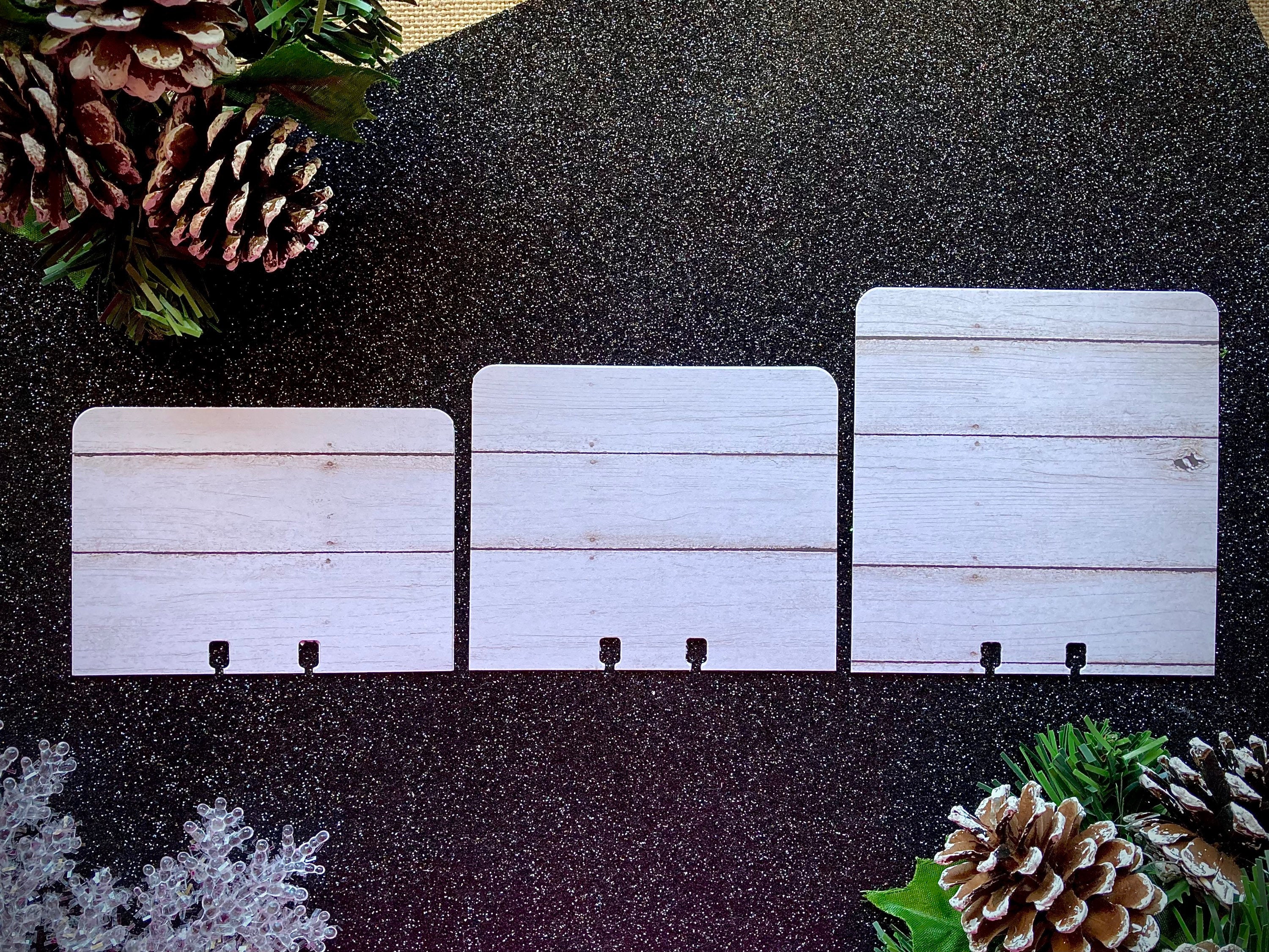 30ct. Distressed Wood Rolodex Cards Rounded Corners - 3 Tiered Sizes ...